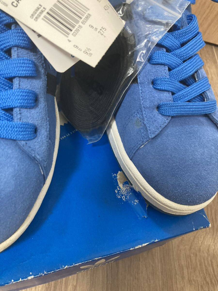 adidas CAMPUS Ⅱ●アディダス キャンパス2 AF BLUE●US9.5 ●レアカラー●未使用品_画像6