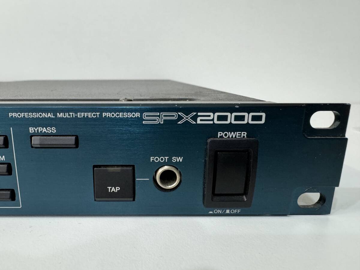 【動作品】YAMAHA SPX2000 ヤマハ マルチエフェクトプロセッサー_画像2