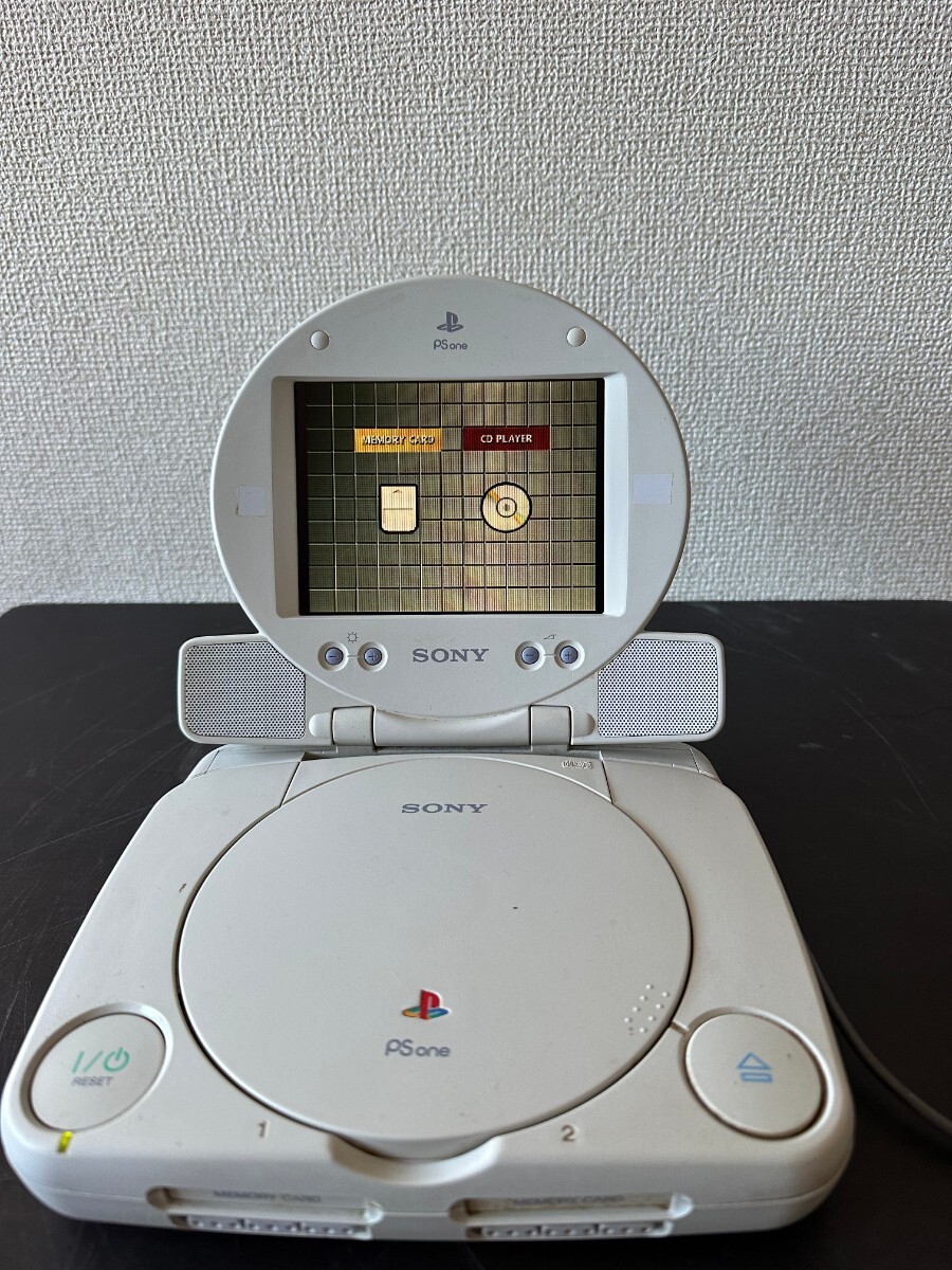 SONY ソニー LCDモニター プレイステーション PlayStation SCPH-100 簡易通電のみ確認 の画像4