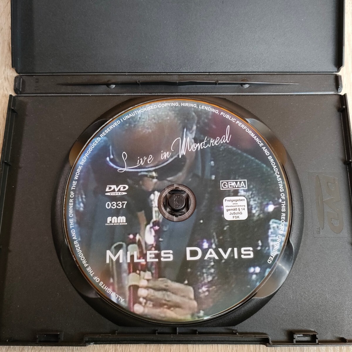 【DVDのみ】「Jazzの軌跡　マイルス・デイヴィス　DVD　Miles Davis live in Montreux Jazz Festival 1985」マイルス・デイビス　送料無料