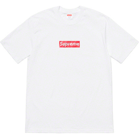 supreme swarovski box logo tee white M スワロフスキー 国内正規品