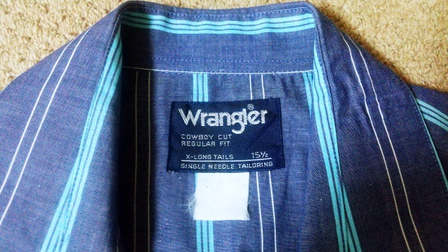 ★中古★ラングラー 半袖 ウエスタンシャツ カウボーイ 古着 ファッション ストリート ヴィンテージ Wrangler 15 1/2_画像4