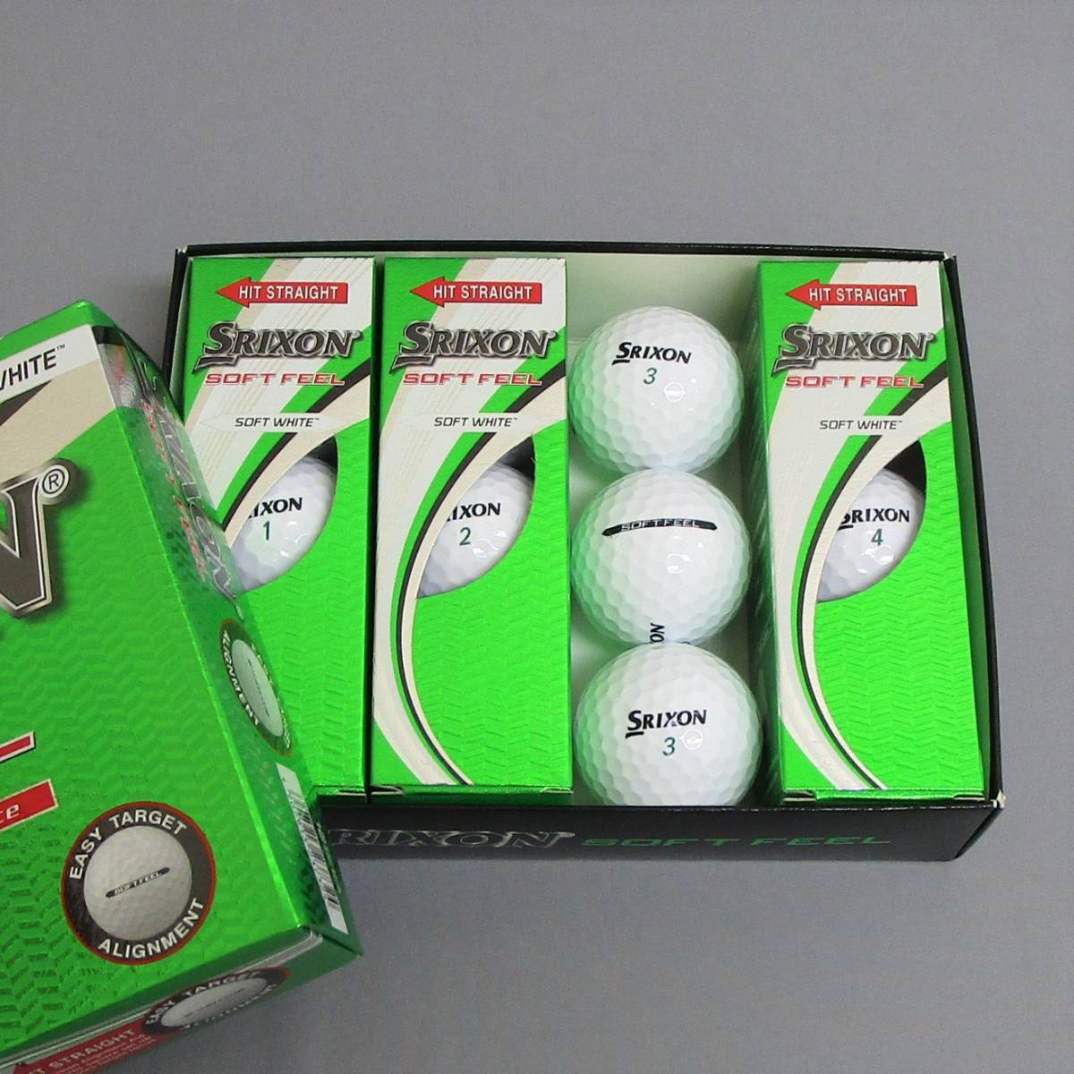 SRIXON 2021年 SOFT FEEL ホワイト 2箱 24球 2ダース ボール スリクソン ソフト フィール 白 2ピース ゴルフボールの画像2