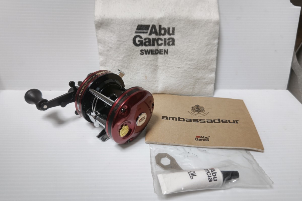 ②中古 美品 アブガルシア アンバサダー 5000C ABU Garcia Ambassadeur カゴ釣り ジギング 2点ブレーキ