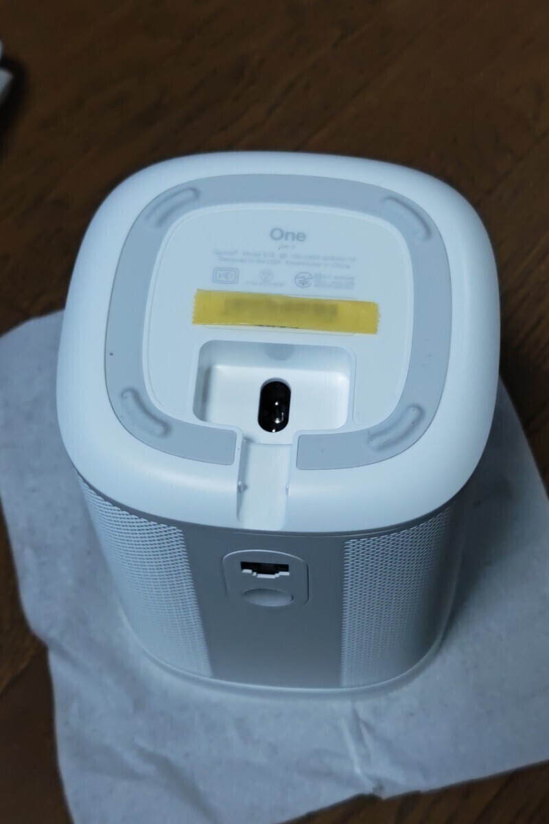 中古 Sonos One GEN2 ソノス ワイヤレススピーカー Apple AirPlay 2 WiFi タッチ操作 音声操作対応_画像6