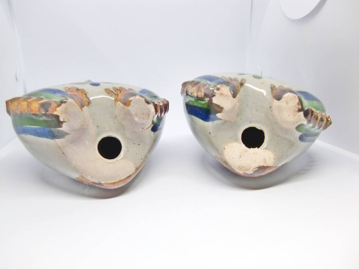USED メキシコ トナラ焼き フクロウ 8体 陶器 置物 飾り ビンテージ まとめ売り_画像10