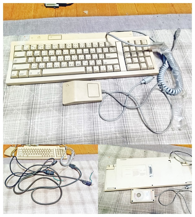 訳あり Apple Macintosh LC III モニター キーボード マウス セット HDDなし 通電のみ確認済 マック_画像5