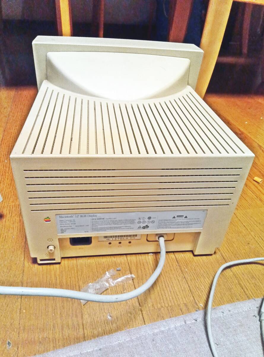 訳あり Apple Macintosh LC III モニター キーボード マウス セット HDDなし 通電のみ確認済 マック_画像4