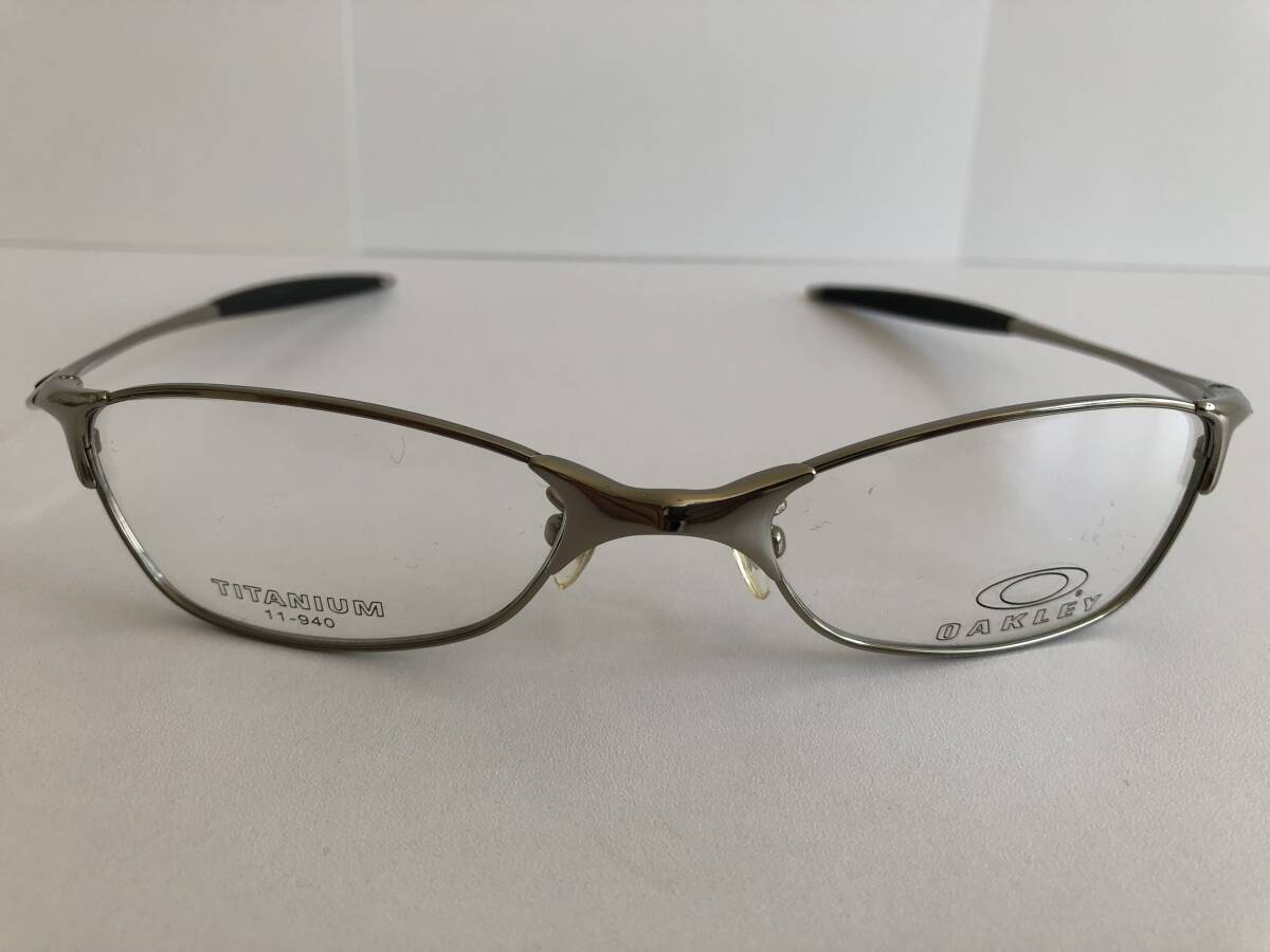 新品 未使用】OAKLEY Ti Wiretap Chrome オークリー チタニウム 新品 未使用】OAKLEY Ti Wiretap Chrome オークリー チタニウム