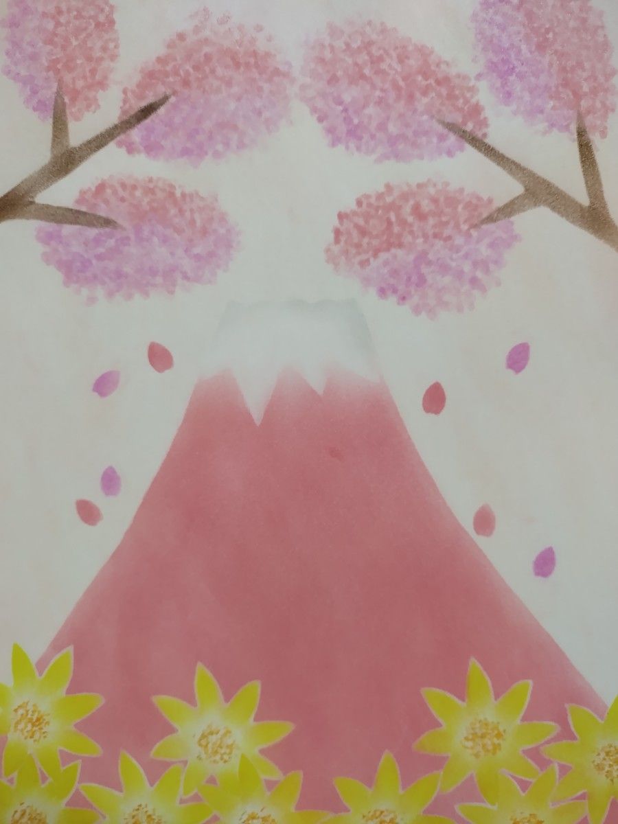 パステル画 パステルアート 桜と富士山の絵|Yahoo!フリマ(旧 パステル画 パステルアート 桜と富士山の絵|Yahoo!フリマ(旧