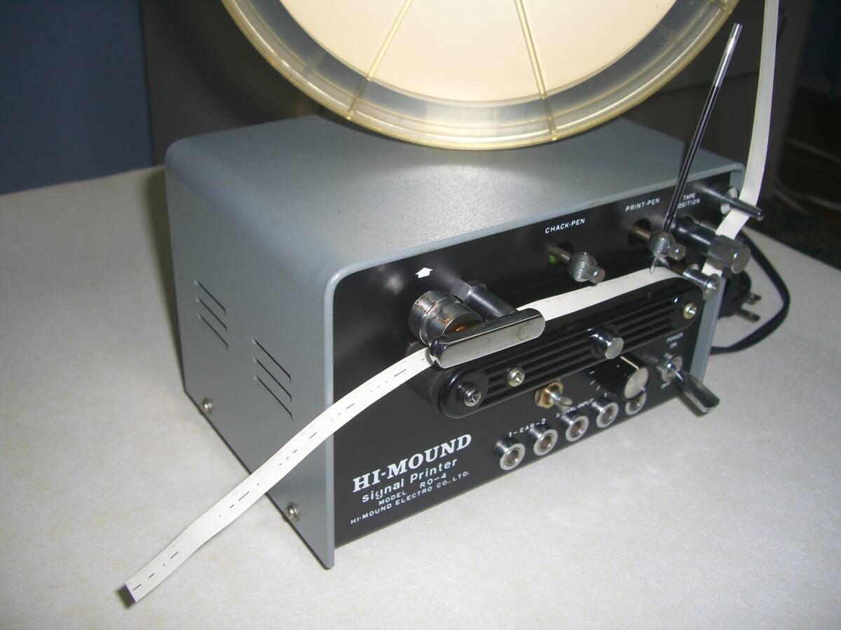 HI-MOUND(ハイモンド） 縦振り電鍵　HK-808、シグナル　プリンター(モ－ルス信号印字機） RO-4 、CW コード発信機 COK-2_画像2