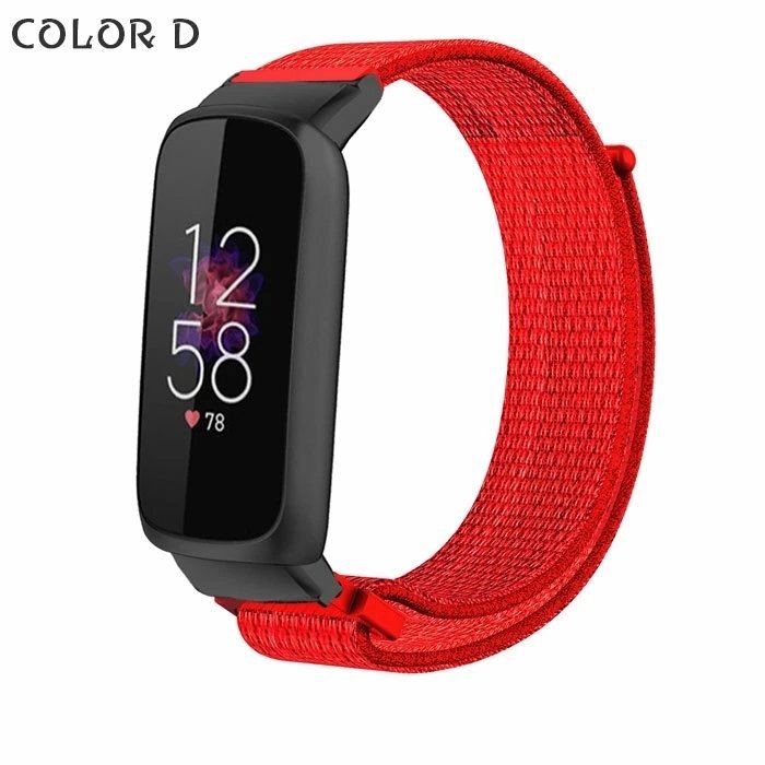 Fitbit Luxe 対応 交換バンドフィットビット ナイロン ベルト フィットビット ラックス 交換ベルト フィットビット バンド☆COLOR G_画像6