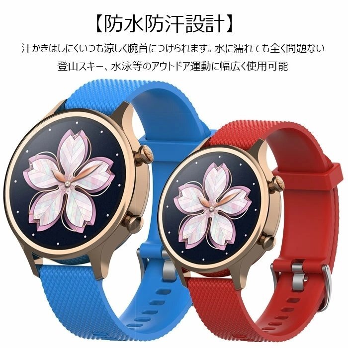 ticwatch C2 ローズゴールドバージョン 交換用ベルト 18mm 腕時計バンド 柔らかい シリコン製 軽量 防水 通気性 耐久性 ☆10色選択/1点_画像3