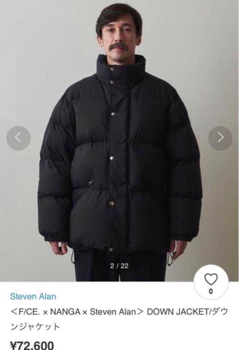 F/CE × NANGA × Steven Alan ダウンジャケット|Yahoo!フリマ F/CE × NANGA × Steven Alan ダウンジャケット|Yahoo!フリマ