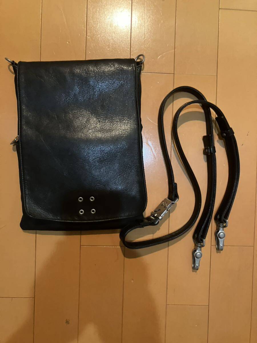 村田蓮爾　ショルダーバッグ　postman bag