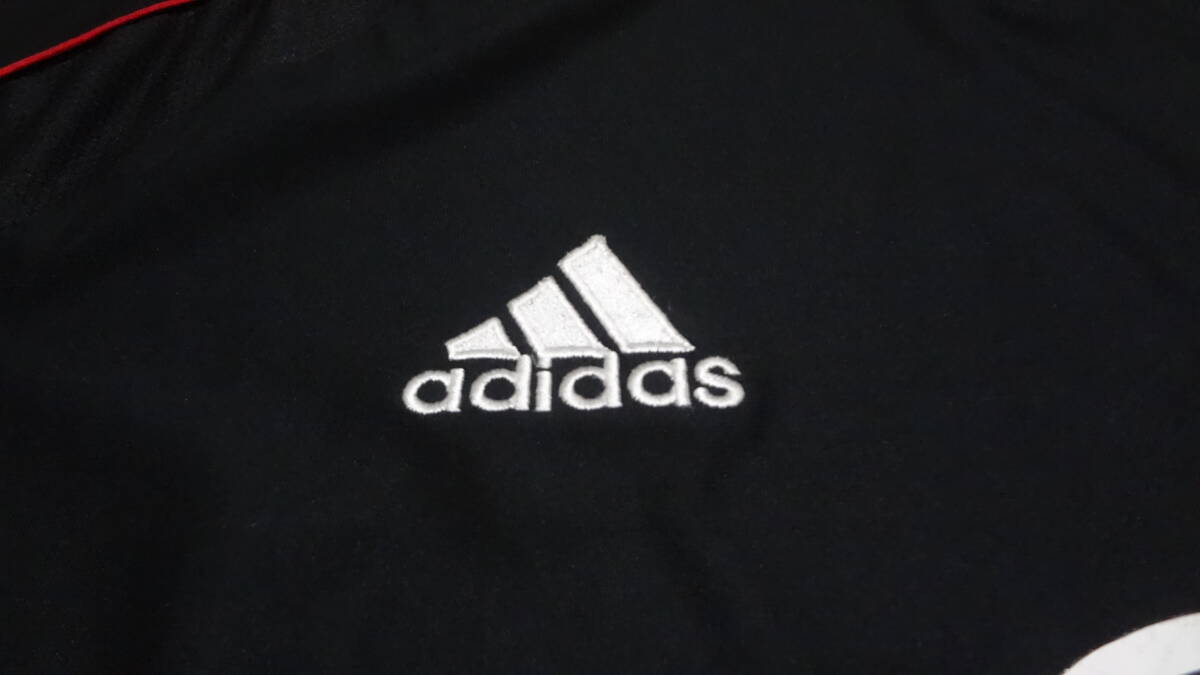 送料無料★sizeL★adidas★AC Milan☆ACミラン★半袖ユニフォーム/スリーストライプ★オフィシャルグッズ★セリエＡ★アディダス★サッカーの画像4