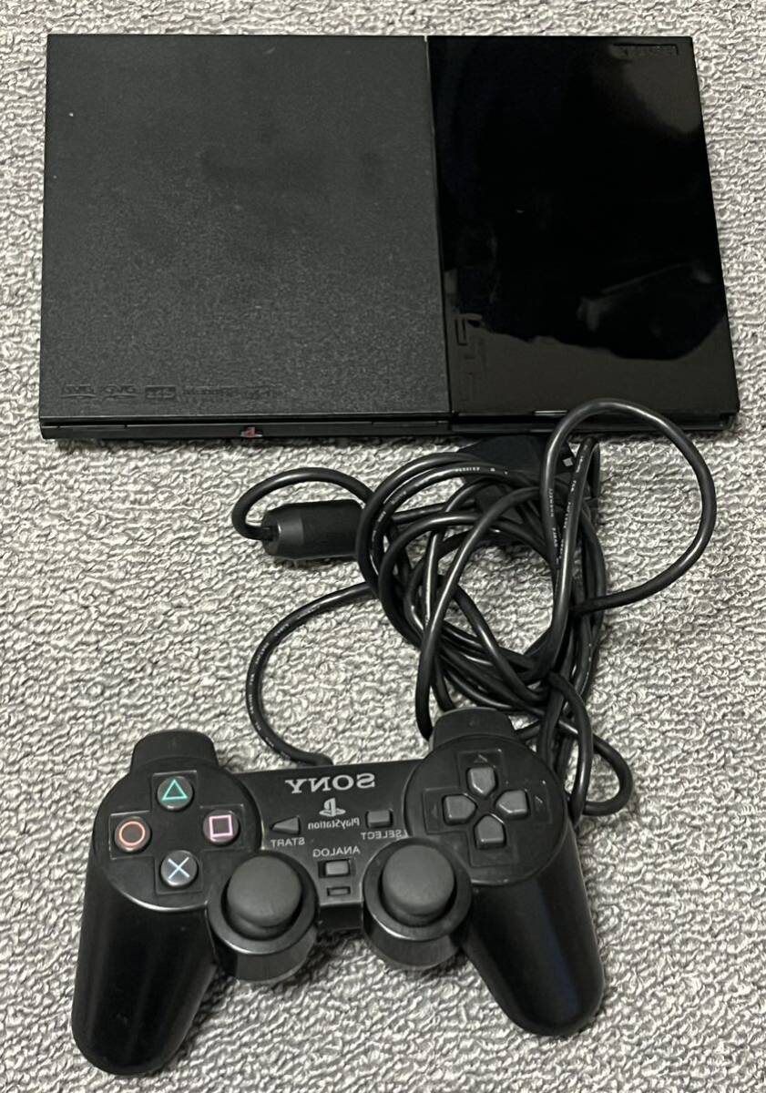 SONY PlayStation2 本体/コントローラー 2点セット SCPH-90000の画像1