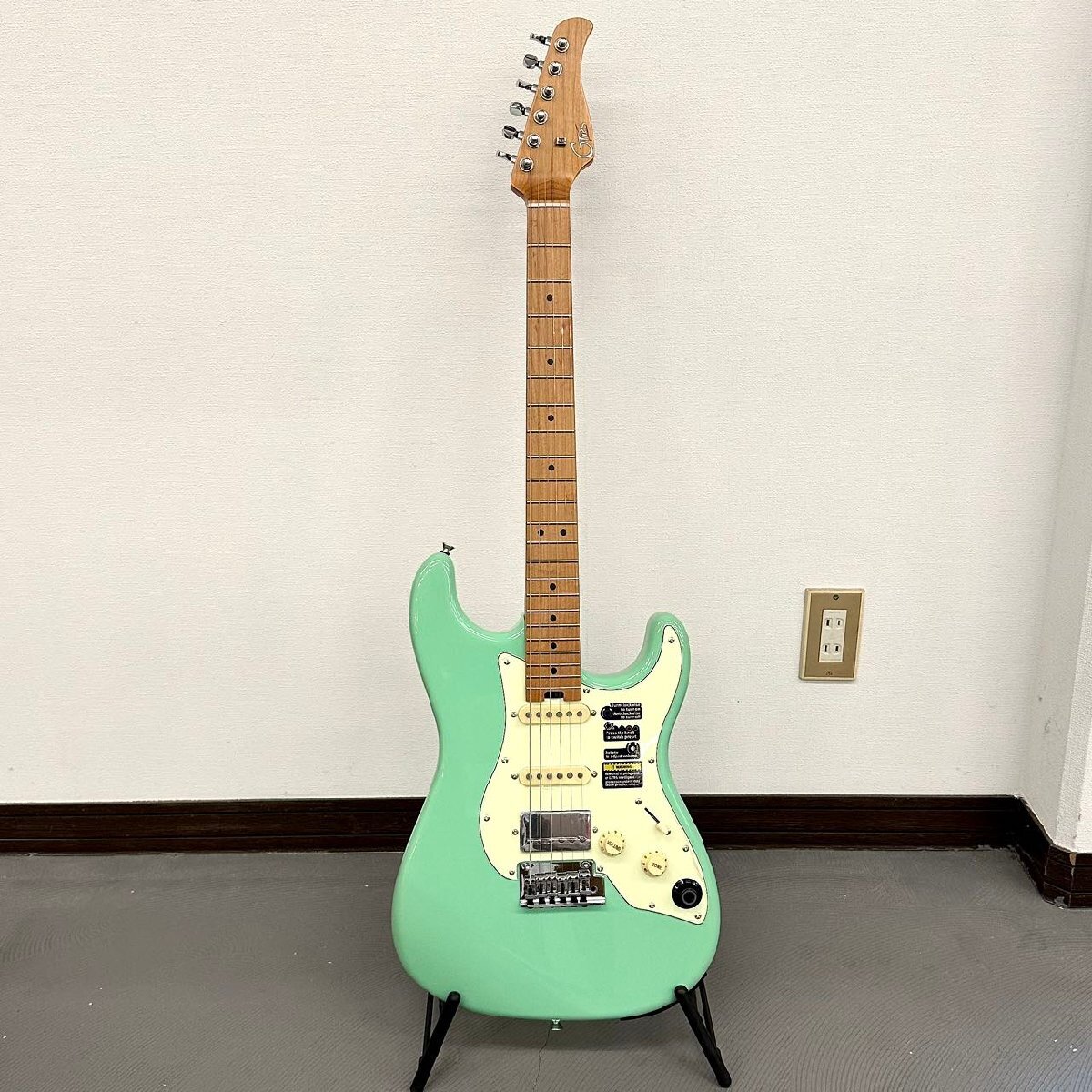 【中古】【保証対象外】 Mooer　GTRS S801（Green）/ a45108　エレキギター_画像1