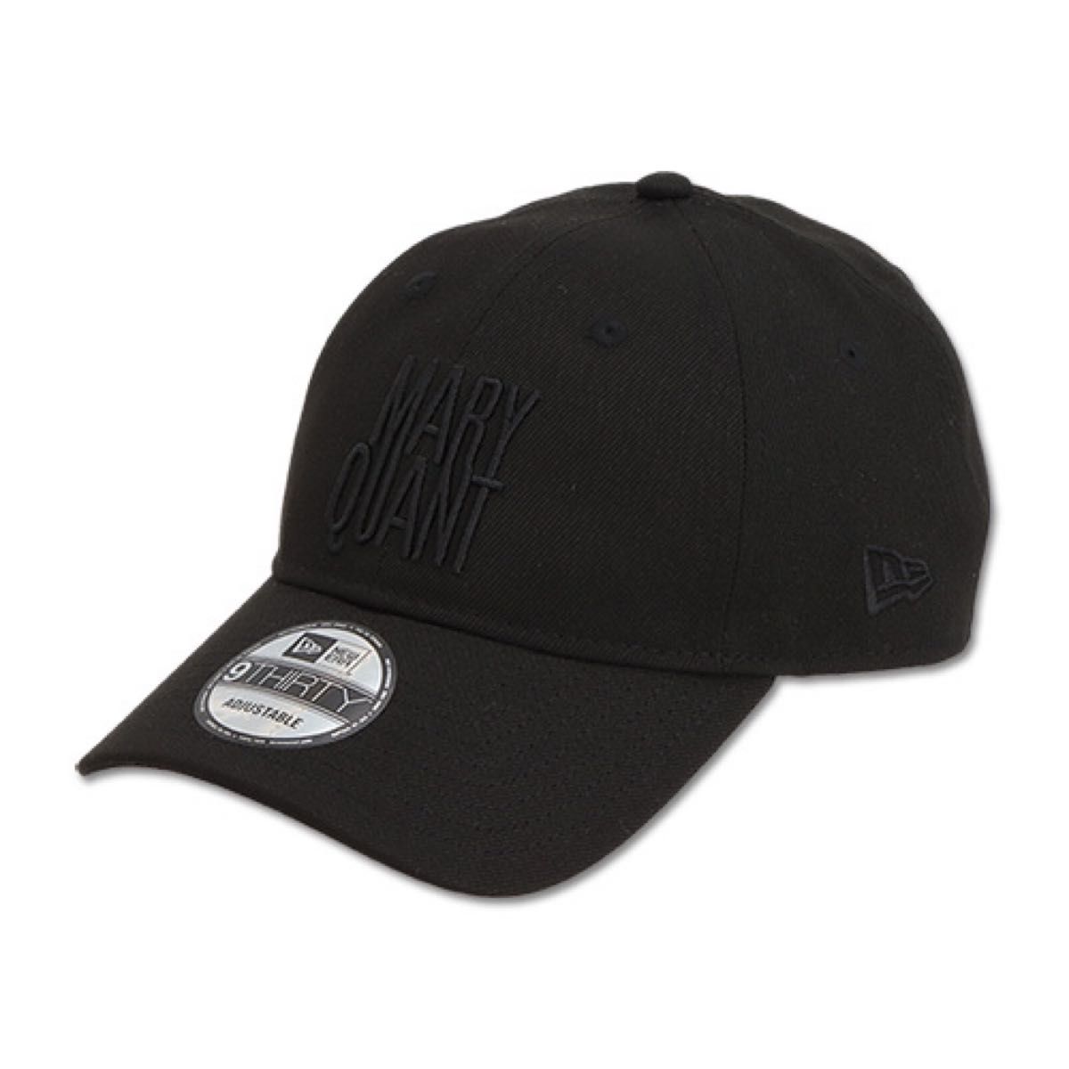 マリークワント NEW ERA ニューエラ キャップ ブラック 黒 帽子 新品未使用品