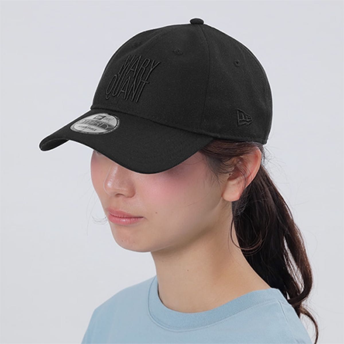 マリークワント NEW ERA ニューエラ キャップ ブラック 黒 帽子 新品未使用品