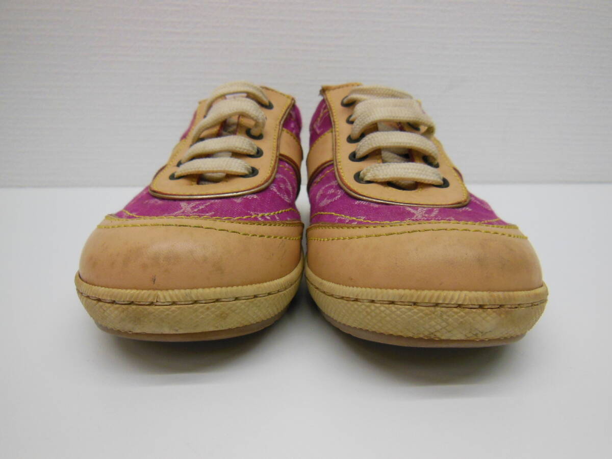 ブランド祭 シューズ祭 ルイヴィトン デニム スニーカー サイズ30(18cm~18.5cm) 使用品 LOUIS VUITTON キッズ 子供靴の画像2