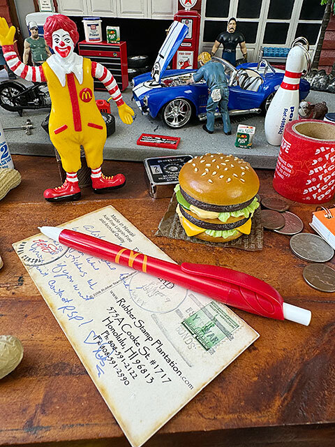 マクドナルド オフィシャル ノック式 ボールペン リサイクルABS ■ アメリカン雑貨 アメリカ雑貨の画像1