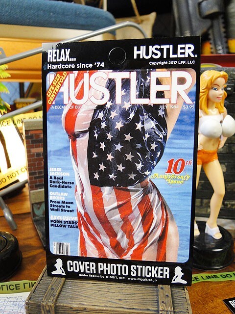  Hustler cover photo sticker (F) american miscellaneous goods America miscellaneous goods 