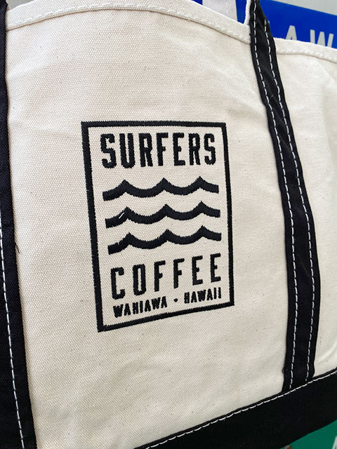  surfer z coffee heavy weight Logo tote bag (M size ) # american miscellaneous goods America miscellaneous goods 