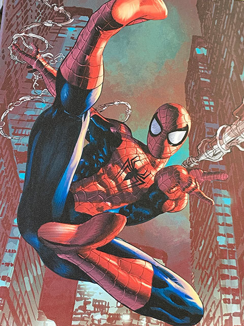 ma- bell comics Spider-Man canvas art ( web sling * New York ) # american miscellaneous goods America miscellaneous goods 