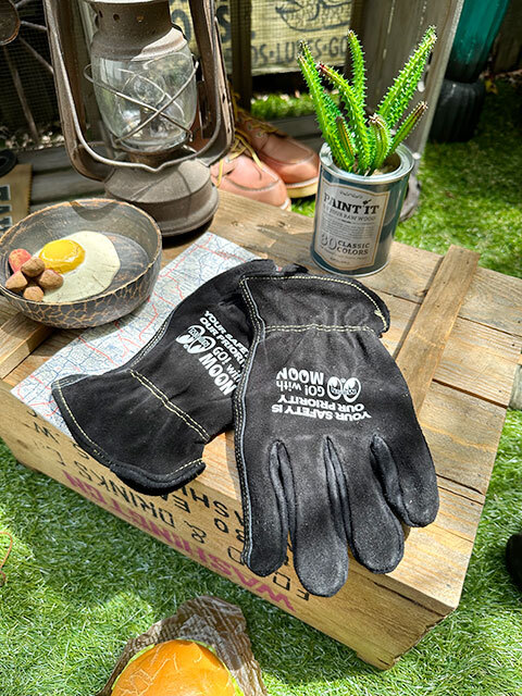  moon I z leather Work glove ( black ) cow leather free size # american miscellaneous goods America miscellaneous goods 