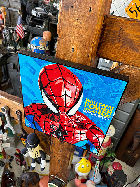 スパイダーマン　ポップアートフレーム　（バストショット） ■ アメリカン雑貨 アメリカ雑貨_画像6