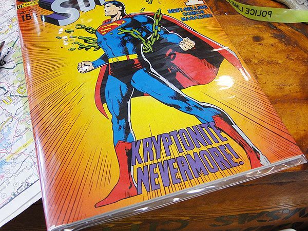  American Comics pocket album L stamp 40 pcs storage ( Superman / comics cut ) american miscellaneous goods America miscellaneous goods 