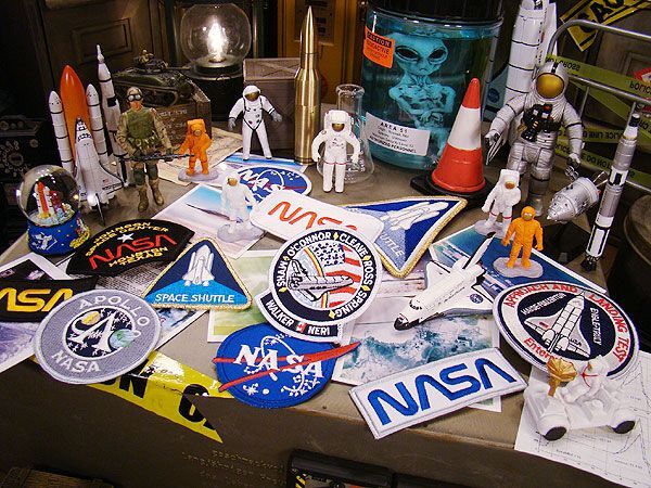 NASAワッペン　（スペースシャトル＆星条旗）　アメリカ雑貨　アメリカン雑貨　エンブレム　キャラクター　アメカジ　ロゴ_画像3