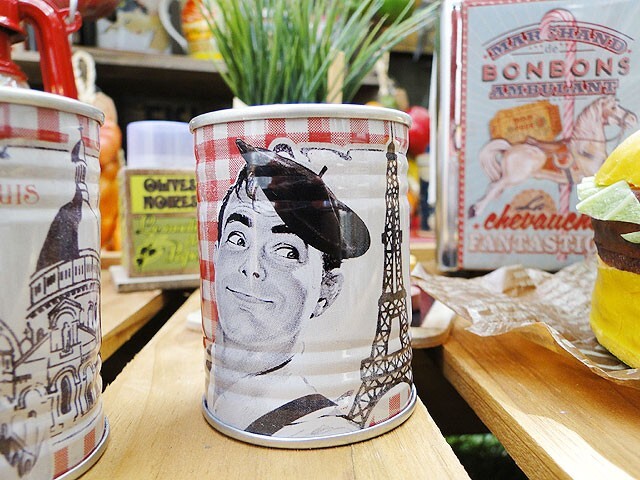  French american salt & pepper pot 2 piece set ( Bistro * Paris ) american miscellaneous goods America miscellaneous goods 