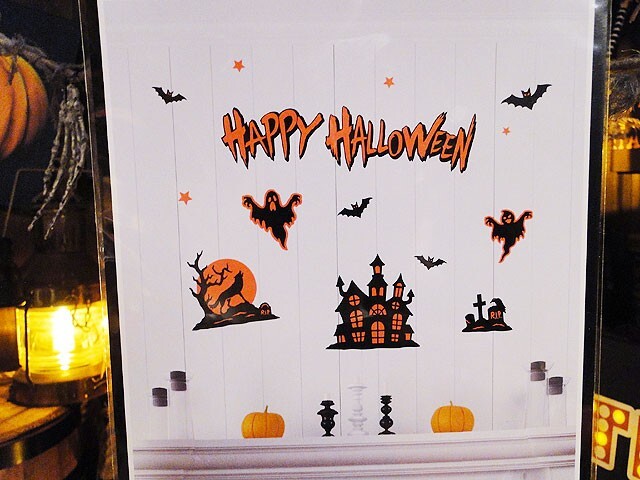 [ immediate payment ][ stock equipped ] Halloween car i knee wall sticker ( ghost house ) America miscellaneous goods party decoration Halloween 