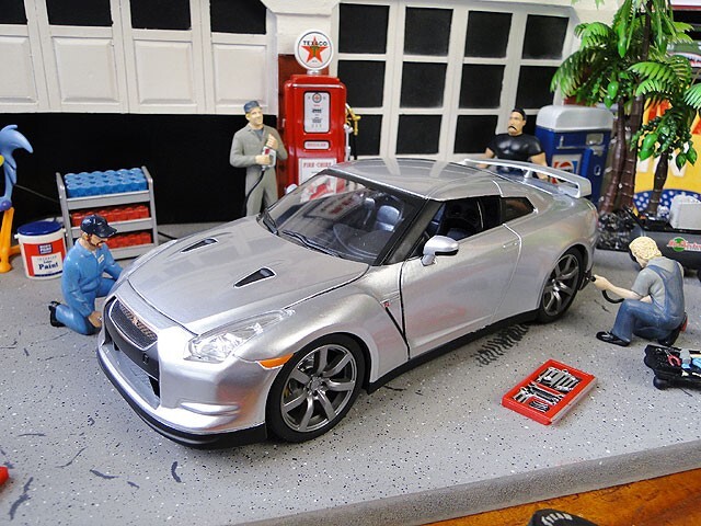 Jada movie The Fast and The Furious die-cast minicar 1/24 scale ( Brian / Nissan GT-R (R35) silver ) America miscellaneous goods 