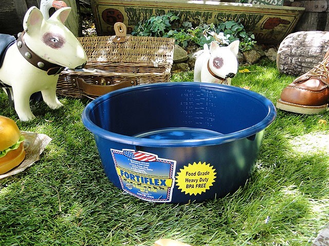 アメリカのタブバケツ　4.7L　FORTIFLEX TUB 5QT　（ネイビー）　アメリカン雑貨　アメリカ雑貨_画像1