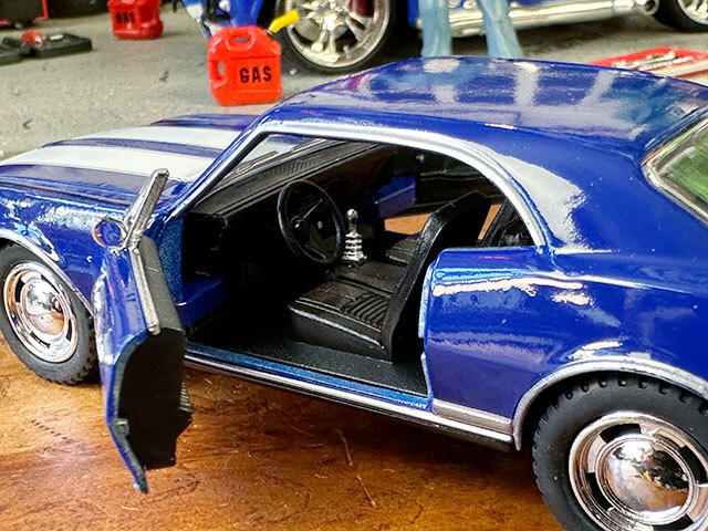 1967 год Chevrolet Camaro Z/28 литье под давлением миникар 1/37 шкала ( голубой ) # american смешанные товары America смешанные товары 