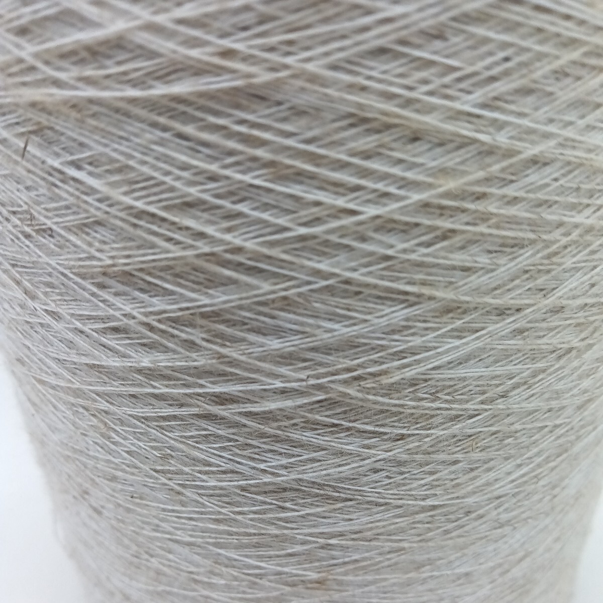 100%天然繊維リネンコットン 約700g 毛糸 ケイト シュシュ ピアス タッセル 手織り手編み 引き揃え糸 ファンシーヤーン アクセサリー_画像2