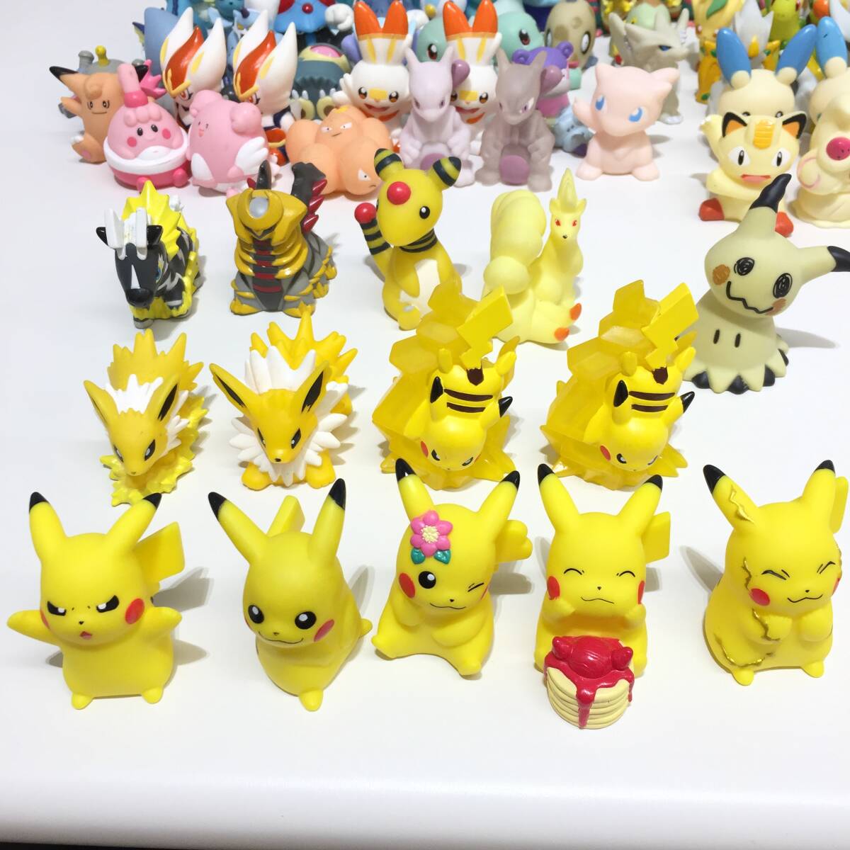 〇ポケモン キッズ ソフビ フィギュア まとめ セット ポケットモンスター マスコット ピカチュウ サトシ イーブイ ミュウ 他の画像9