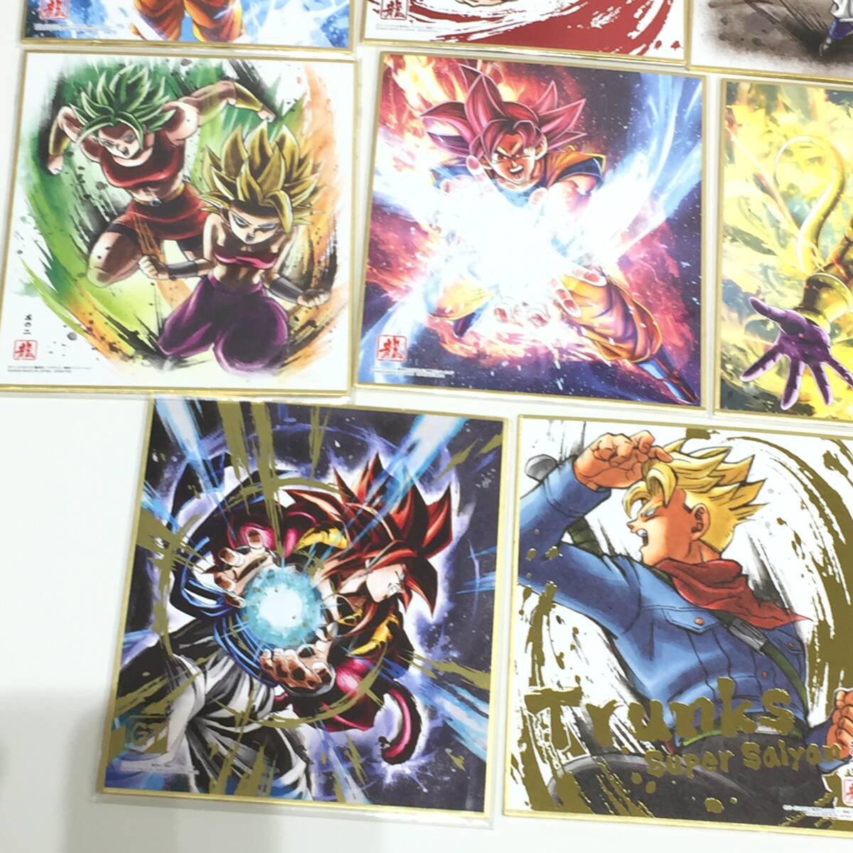 〇ドラゴンボール 色紙 ART 色コレ 悟空 ベジータ ゴジータ ブロリー トランクス フリーザ 悟天 トランクス ジレン 一星龍 ケール カリフラ_画像7