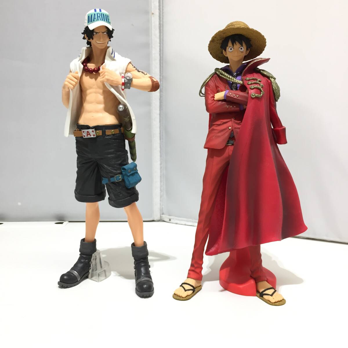 〇ワンピース ONEPIECE KING OF ARTIST フィギュア ルフィ エース 2種 MONKEY・D・LUFFY 20TH LIMITED + PORTGAS・D・ACE II 【24/0513_画像1