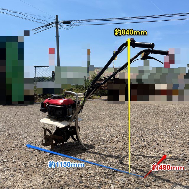 栃木 ホンダ 管理機 FG201H 区分 J Holiday 耕運機 耕うん機 リコイル ガソリン 作業幅 約36000ｍｍ 家庭菜園 野菜 畑 中古 ■4124051123_画像2