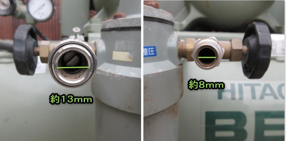 秋田 横手店 ◆営業所止め◆【動作未確認】日立 コンプレッサー 1.50P-9.5G5 空気タンク容量 70L 最高使用圧力 0.93MPa 東北 中古品_画像3