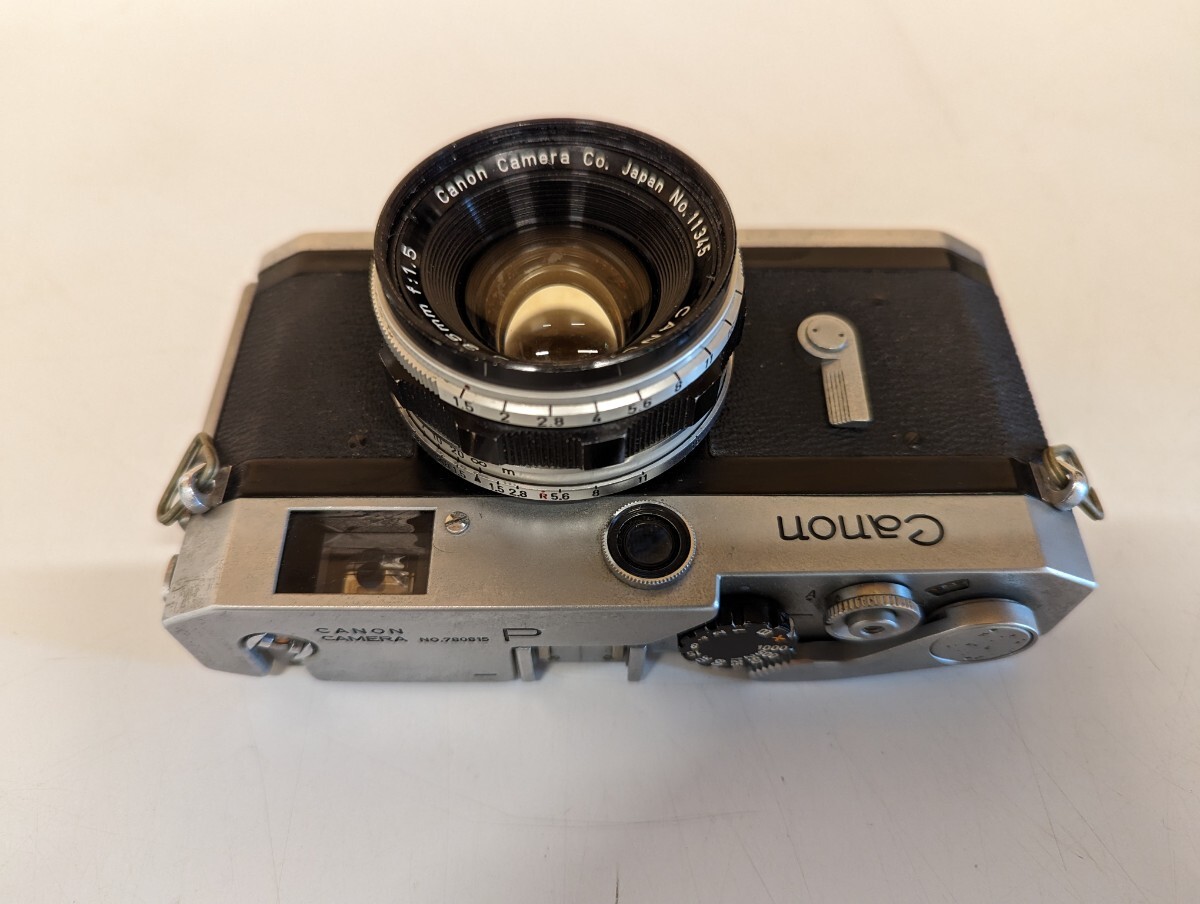 Canon P camera CANON LENS 35mm 1:1.5 film camera range finder 