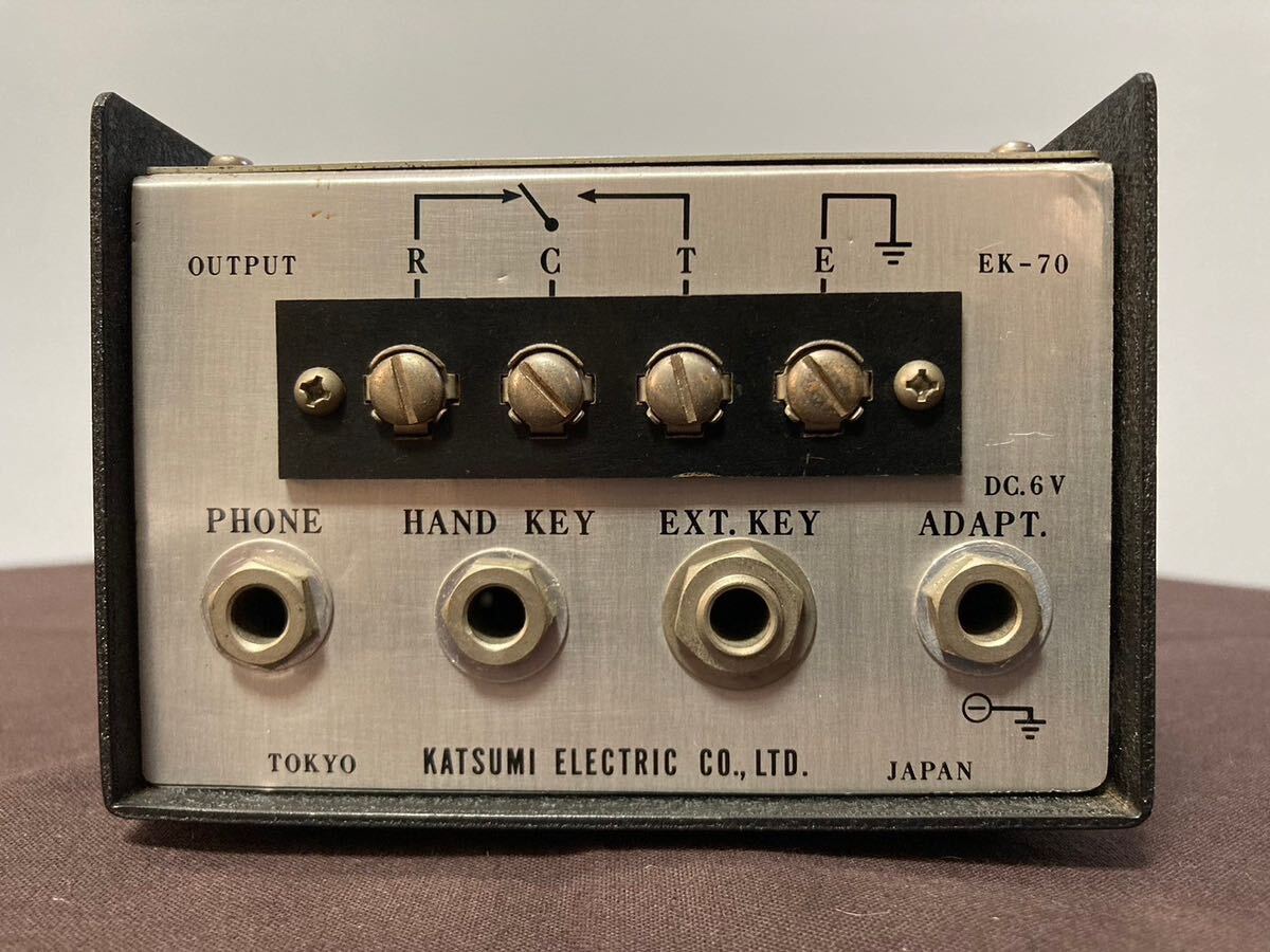 KATSUMI ELECTRONIC KEYER EK-70 ELE-KEY電鍵_画像4