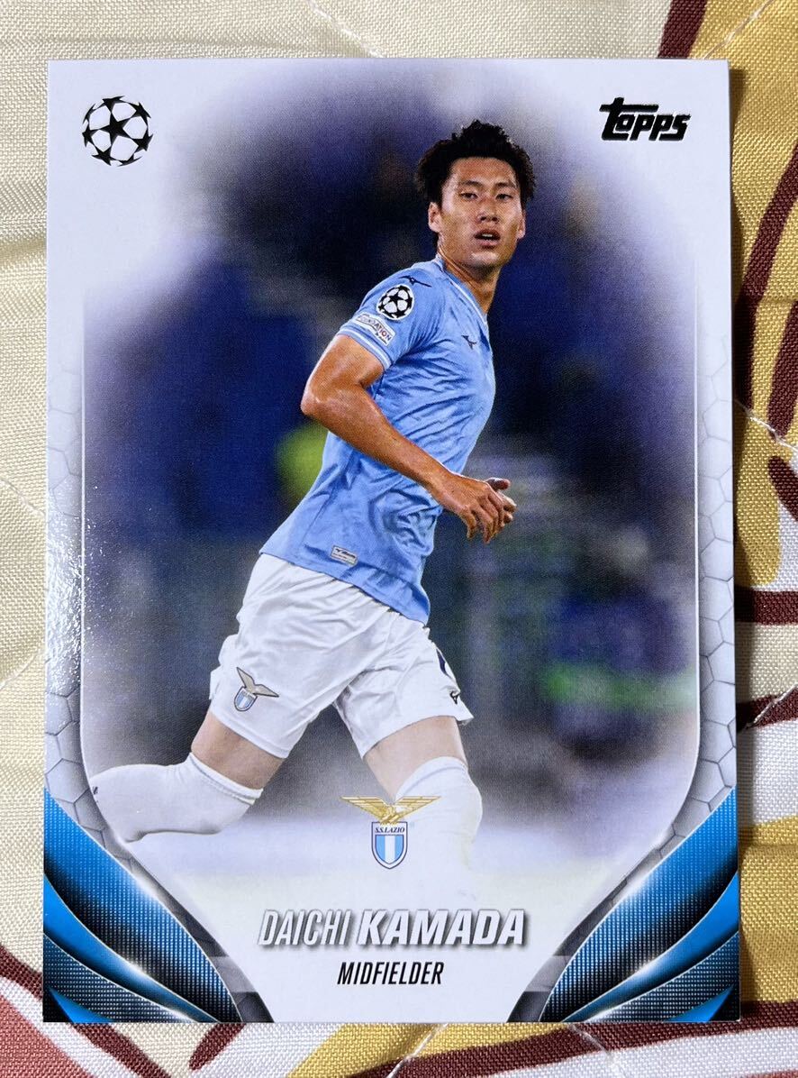 2023-24 TOPPS UEFA CLUB COMPETITIONS SOCCER ラツィオ　鎌田大地　Daichi Kamada セリエA 日本代表　1_画像1