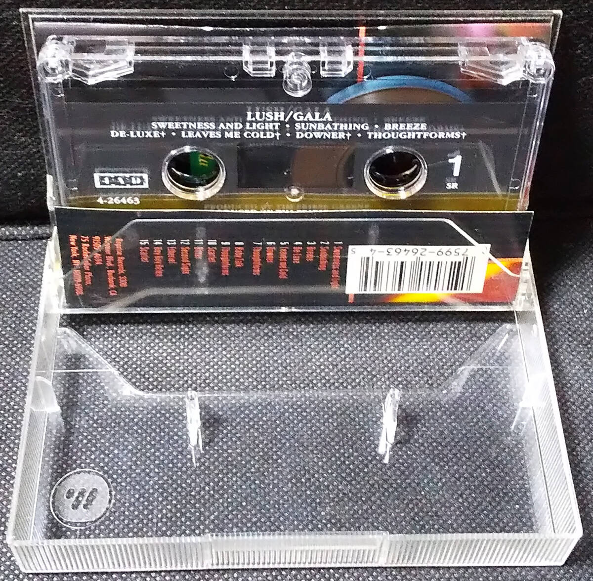 Lush - Gala US盤 Cassette 4AD - 9 26463-4, Reprise Records - 4-26463 1990年 Cocteau Twins, This Mortal Coil, Dead Can Dance_画像3
