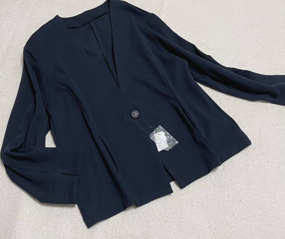 * new goods 3L* stretch jacket * large size * navy blue *