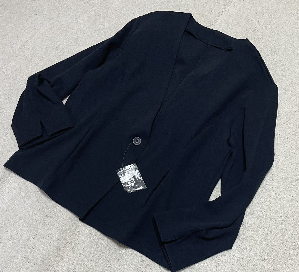 * new goods 3L* stretch jacket * large size * navy blue *